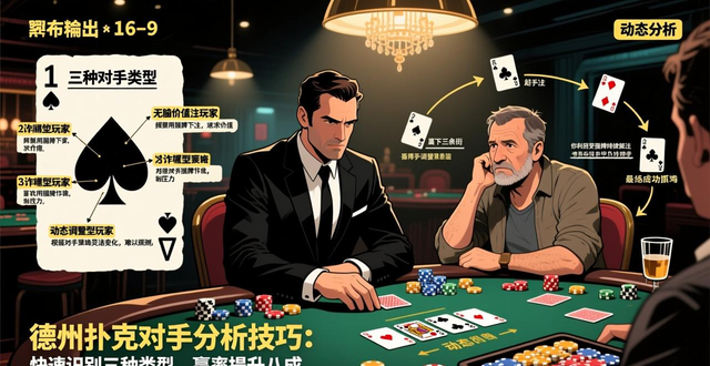 德州扑克对手分析_德州扑克对手分析_德州扑克对手分析